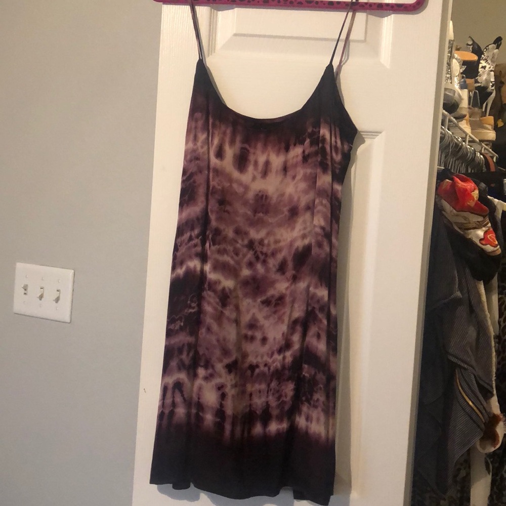 Planet blue ti dye mini dress